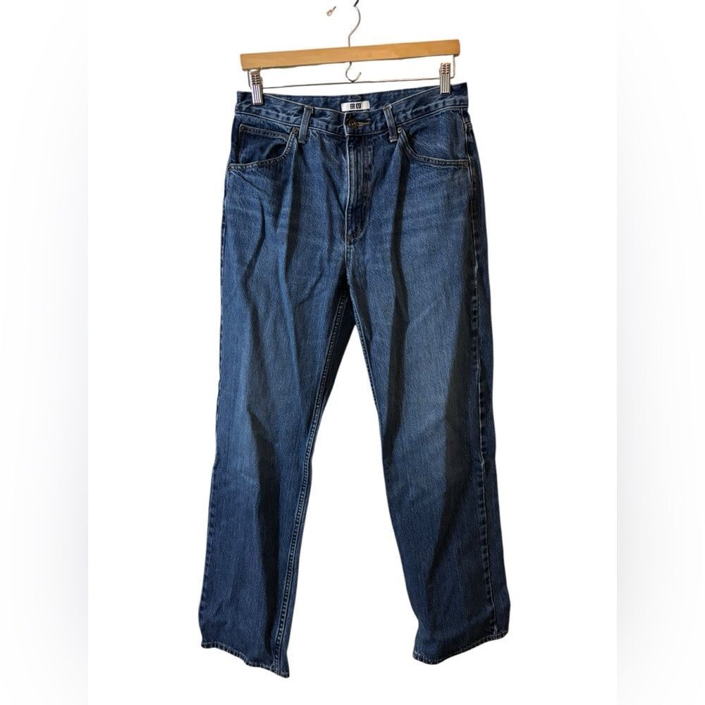 Uniqlo denim blue jeans 12